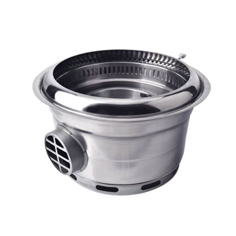 Stockbabac Round Korean-Style Outdoor Charcoal BBQ Grill - product image 2